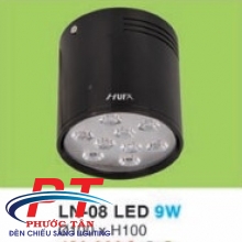 Đèn bơ 9W vỏ đen ASV(D100xH100) (cái)