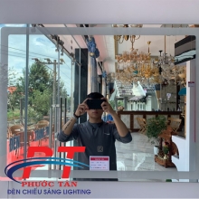 Gương led teady chữ nhật