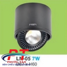 Đèn bơ 7W vỏ đen ASV(D87xH60) (cái)