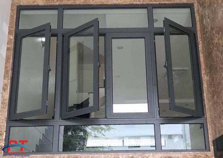 Cửa Sổ Nhôm Xingfa 4 Cánh ( Màu Socola )
