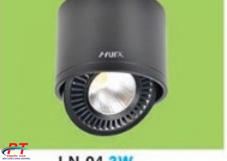 Đèn bơ 3W vỏ đen ASV(D60xH55) (cái)